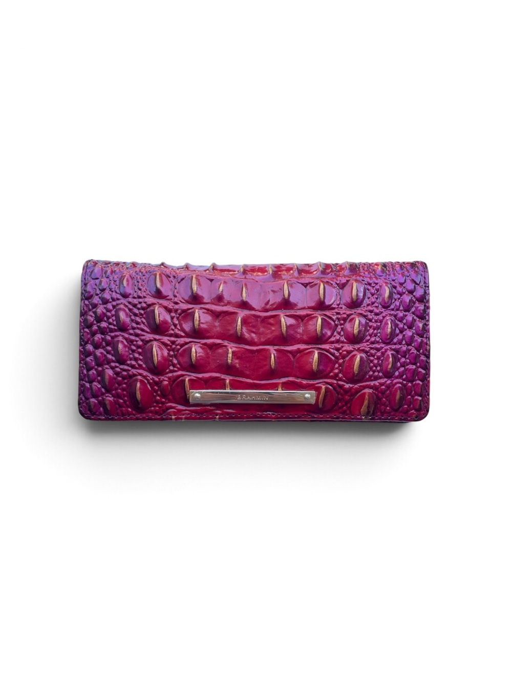 BRAHMIN Ady Wallet Ruby Ombre Melbourne NWT